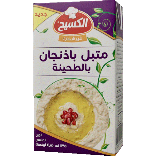Mutabal Tahini Al Kasih 135gX 4pcs (Pack of 4)